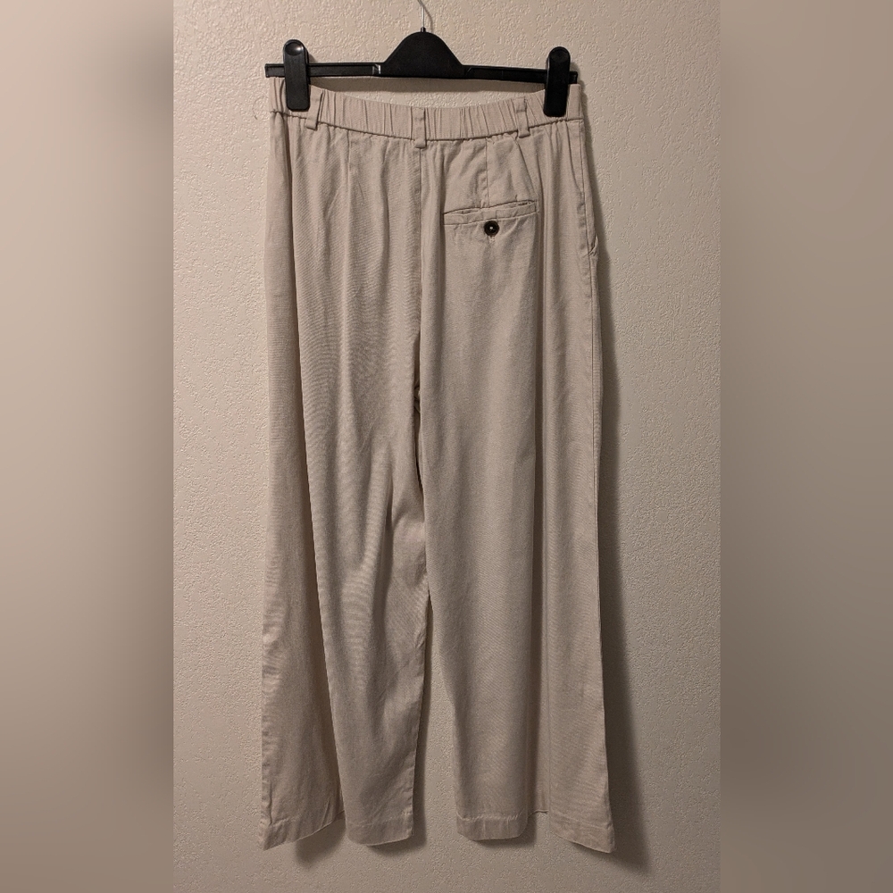 Maeve Cream High-Waisted Dress Pants - Picture 4 of 9